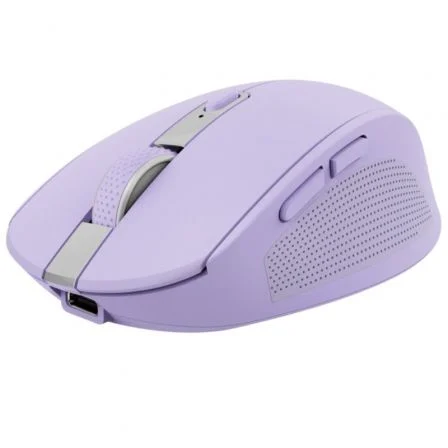 Trust Ozaa Compact Ratón Inalámbrico Morado